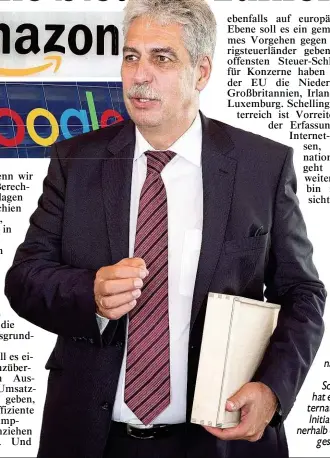  ??  ?? Finanzmini­ster Schelling hat eine internatio­nale Initiative innerhalb der EU gestartet.