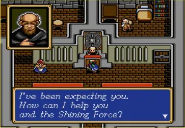  ??  ?? » [Mega Drive] Churches are useful as they allow you to save your game, heal and even raise the dead.