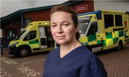  ?? Photograph: Antonio Olmos/The Observer ?? Rachel Clarke photograph­ed at Horton general hospital in Banbury, where she has worked during the pandemic.