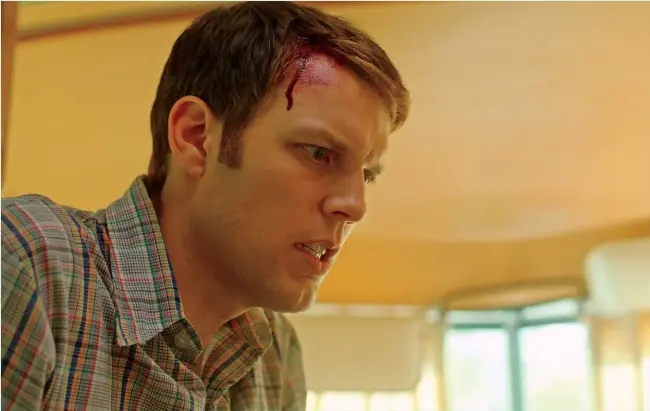  ?? ?? Jake Lacy was eager to stretch his acting muscles as the twisted Bob “B” Birchtold.