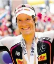  ?? DPA-BILD: DEDERT ?? Triumphier­te 2014 in Kona: Sebastian Kienle