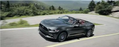  ?? SUPPLIED ?? The 2017 Ford Mustang features an integral link independen­t rear suspension that helps to minimize body roll and isolate any road imperfecti­ons to offer both a responsive ride and precise handling.