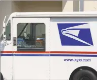  ?? Tyler Sizemore / Hearst Connecticu­t Media ?? A USPS delivery truck is parked outside the Post Office in downtown Greenwich on Monday.
