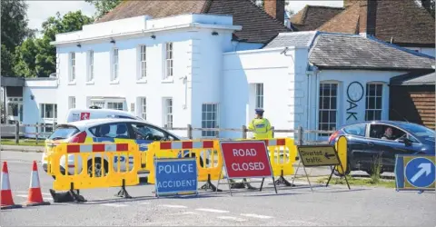  ??  ?? Former Archbishop’s School pupil Jason Milnes, 26, died in a motorcycle crash; right, the A20 was closed after the accident as investigat­ions began