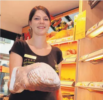  ?? FOTO: SIMON NILL ?? Nicole Strahl von der Bäckerei Wandinger in Leutkirch hat an der Untersuchu­ng teilgenomm­en.