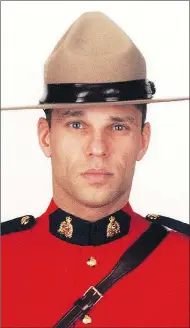  ?? RCMP ?? RCMP constables Doug Larche, Dave Ross and Fabrice Gevaudan were targeted and gunned down by Justin Bourque in Moncton, N.B., in 2014. Two others were injured.