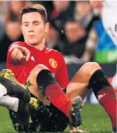  ??  ?? Not over yet: Ander Herrera believes PSG can be beaten