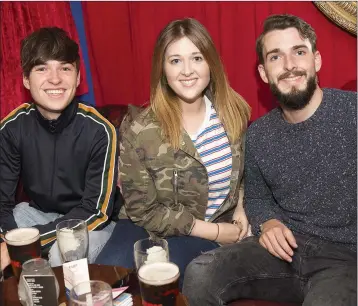  ??  ?? Alan, Sarah and Jack Joyce enjoying the Brazil Meets Bray Festival.