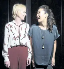  ?? CHRIS YOUNG/THE CANADIAN PRESS ?? Anne Heche, left, and Sandra Oh are pictured in a Toronto hotel as they promote their film Catfight during the 2016 Toronto Internatio­nal Film Festival on Sept. 10, 2016.