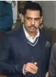  ?? — PTI ?? Robert Vadra leaves after appearing before the ED in New Delhi on Thursday.