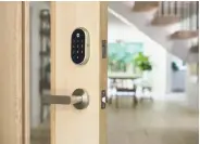  ?? Nest ?? Nest and Yale are partnering on a $249 door lock that will allow users to let people into their homes via the Nest doorbell and Google digital assistant.