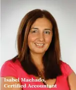  ?? ?? Isabel Machado, Certified Accountant