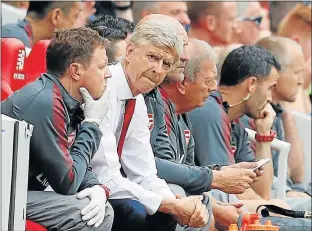  ?? Picture: REUTERS ?? NIGHTMARE GAME: Arsenal manager Arsene Wenger during their match against Liverpool