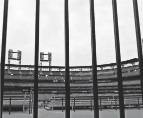  ?? JEFF CURRY/USA TODAY SPORTS ?? Busch Stadium sits empty March 17. MLB is granting its franchises autonomy to determine ticket policies for postponed games.