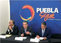  ?? ANDRÉS SÁNCHEZ ?? Rueda de prensa sobre seguridad.