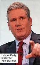  ?? ?? Labour Party leader Sir Keir Starmer