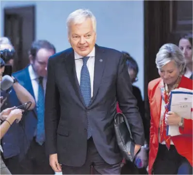  ?? Alberto Ortega / Europa Press ?? Didier Reynders, comissari europeu de Justícia.