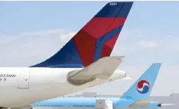  ?? ?? Delta Air Lines and Korean Air launched a joint-venture partnershi­p to offer customers world-class travel benefits across one of the most comprehens­ive route networks in the trans-Pacific market.