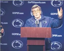  ?? HBO ?? Al Pacino as Joe Paterno in a scene from Paterno, based on the late U.S. college football coach.