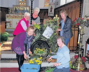  ?? Martin Welch ?? ●● A concert of wedding and coronation music accompanie­d a flower festival at Sutton St James Church in honour of the Queen’s 90th birthday