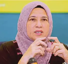  ??  ?? Datuk Zahrah Abdul Wahab Fenner