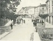  ??  ?? Antigua foto de la actual avenida de Zaragoza.