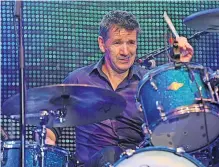  ?? ?? Drummer Dougie is one of the founders of Scottish pop rock band Deacon Blue