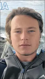  ??  ?? SAFE: Port Shepstone sailor Dylan McGovern was rescued with three other South Africans.