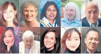  ?? TORONTO STAR COMPOSITE ?? Through the Star’s empathetic reporting, the public was able to learn more about the lives of the 10 people killed in the April 23 van rampage, Kathy English writes.