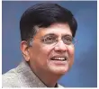  ??  ?? Exporters will have a level playing field to compete with global players, Commerce Minister Piyush Goyal said