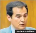  ??  ?? José Antonio Nieto.