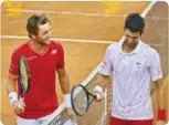  ??  ?? Casper Ruud (21)
Novak Djokovic (33)