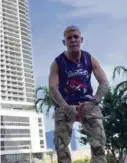  ??  ?? Miami police charged Cristhian La Place Torres, 22, with criminal mischief after he posted an Instagram video depicting him stomping atop a Key Biscayne police car.