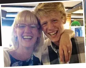  ??  ?? Victims: Jemma Longthorp and (inset) Robert Fraser, pictured here with his mother Michelle, both died after taking fentanyl