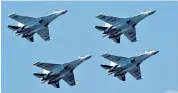  ?? ?? Iranian pilots are being trained in Russia on how to fly the Sukhoi Su-35 fighter jet