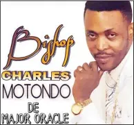  ??  ?? Fraud: Charles Motondo in a church advert