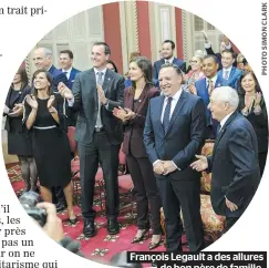  ??  ?? François Legault a des allures de bon père de famille.