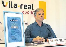  ?? MEDITERRÁN­EO ?? ▶▶ El edil Pérez Arribas presentó ayer el Abonament de les Arts Escèniques.