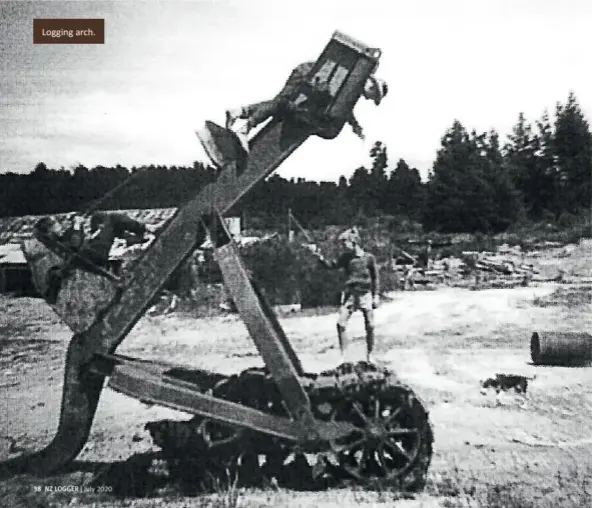  ??  ?? Logging arch.