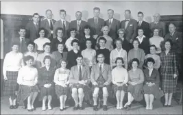  ??  ?? Catriona Paterson, second row fourth from left, in Greenock Gaelic Choir.