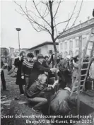  ??  ?? Planting trees as an art performanc­e: In 1982, Joseph Beuys combined his creativity with his environmen­tal concerns