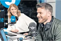  ?? ?? Shake-up: Rick Edwards has joined Rachel Burden as the new host of 5 Live Breakfast