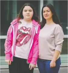  ?? JOHN MAHONEY ?? Stephanie Peillon's daughter Rebecca Marchand was hospitaliz­ed, for weeks with what doctors believe could be multisyste­m inflammato­ry syndrome in children (MIS-C).