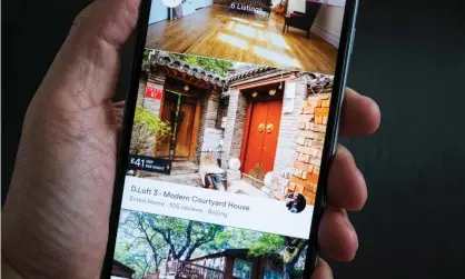  ?? ?? Airbnb launched in China in 2016 and is now closing down its business there amid coronaviru­s lockdowns. Photograph: FocusDigit­al/ Alamy