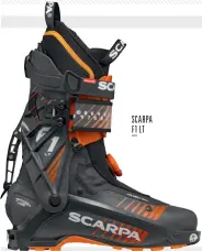  ??  ?? SCARPA F1 LT