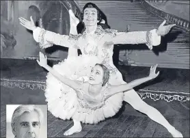  ??  ?? Donald today, left, and, above, dancing with Svetlana Beriosova in Sleeping Beauty in 1960