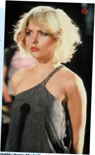  ??  ?? Debbie Harry: Musically at least, things were far better in 1979