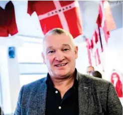  ?? FOTO: JONAS OLUFSON ?? Den pensionere­de fodboldspi­llers bog udkommer på torsdag.