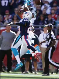  ?? Photo by Louriann Mardo-Zayat / lmzartwork­s.com ?? The New England Patriots are on pace to allow 512 points this season after allowing 33 in Sunday’s loss to Carolina.