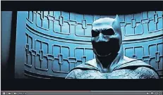  ?? SCREENSHOT­S: YOUTUBE/MOVIEPILOT ?? Szene aus dem Trailer „Batman vs. Superman“.